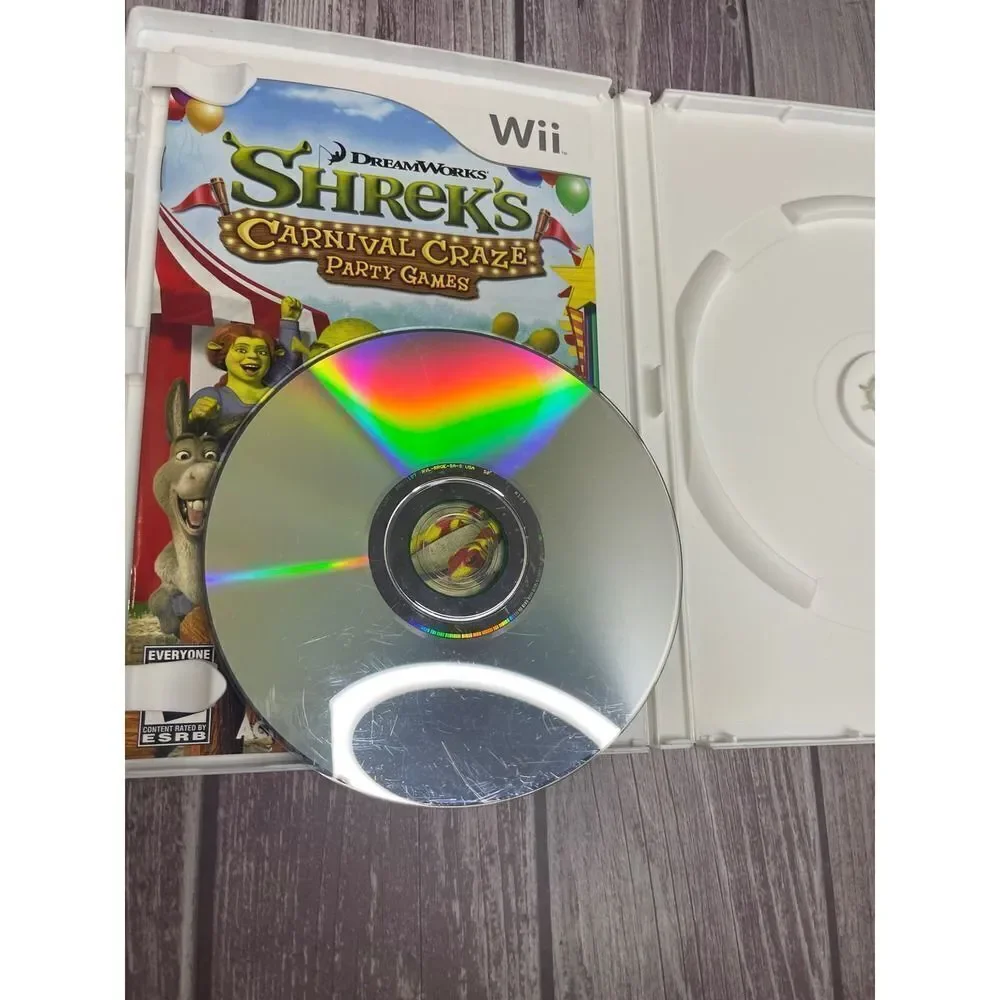 Shrek's Carnival Craze Party Games (Nintendo Wii, 2008) CIB‎